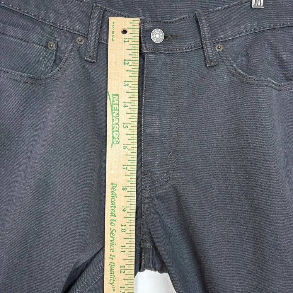 Levis Mens 541 Athletic Taper Jeans 33x32 Charcoal Gray Stretch Denim Minimalist